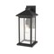 Z-Lite Portland 1 Light Outdoor Wall Sconce, Black & Clear Beveled 531MXL-BK - alternate 6